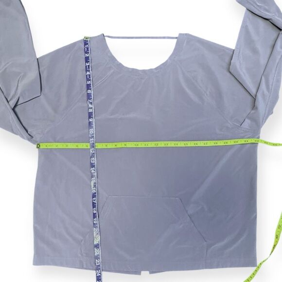 VICTORIA’S SECRET VICTORIA SPORT VSX Women’s Purple Blue Long Sleeve Split Back - Picture 5 of 5